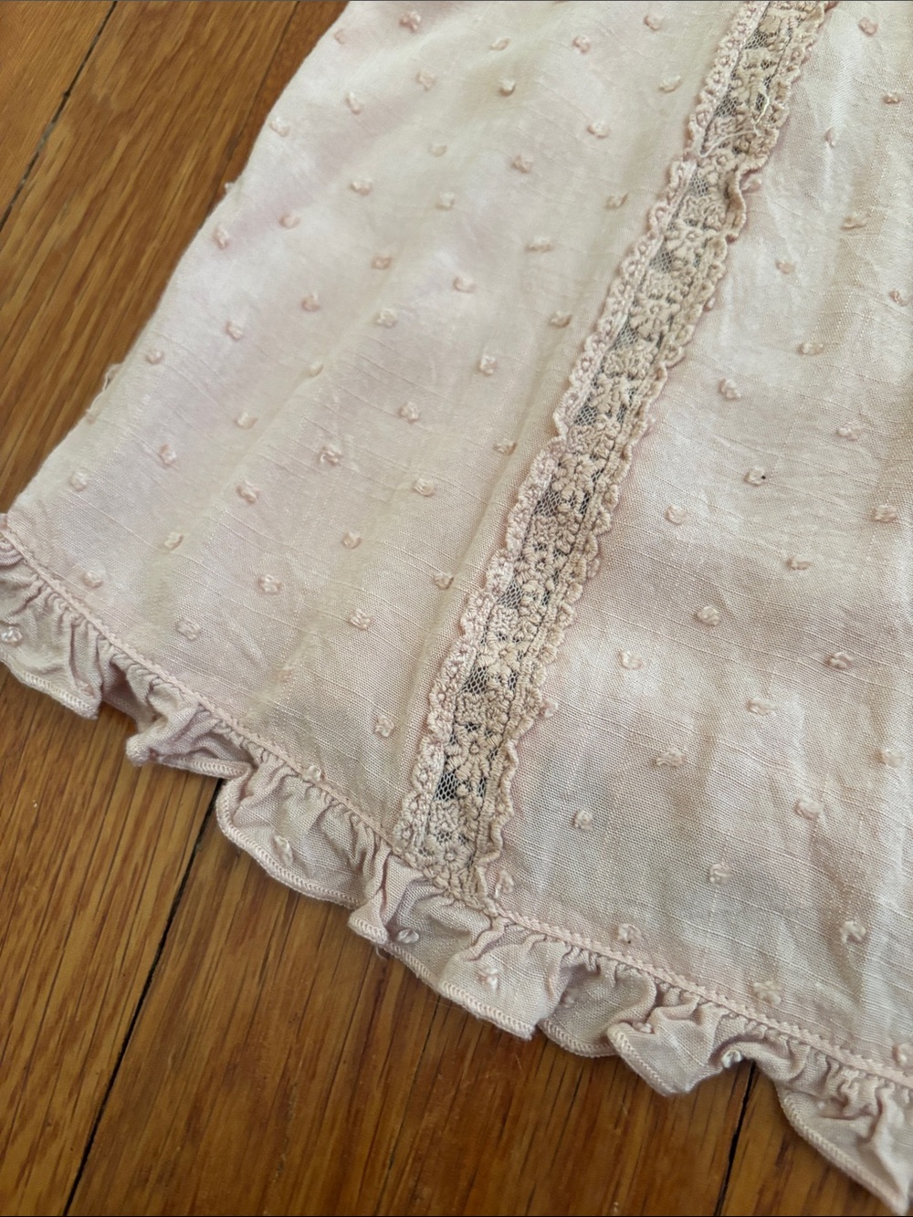 lovestitch Blush Pink Lace-Trim Spaghetti Strap Cami - Picture 4 of 5